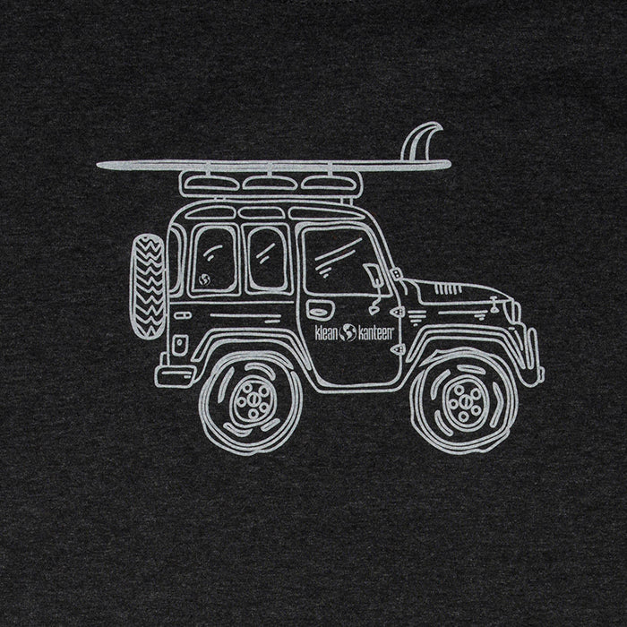 adventure-vehicle-t-shirt-a8 klean_shirt_jeep_front_closeup_lifestyle.jpg